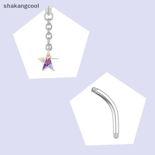 Shakangcool แหวนสเตนเลส ห้อยจี้รูปดาวเคราะห์ ท้อง คริสตัล เครื่องประดับ สําหรับผู้หญิง SGL