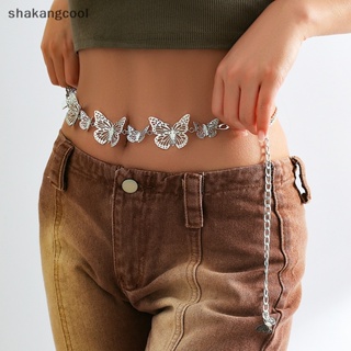 Shakangcool สายโซ่โลหะ จี้รูปผีเสื้อ สามมิติ สไตล์พังก์ ฮิปฮอป เซ็กซี่ ฤดูร้อน ชายหาด เครื่องประดับ SGL