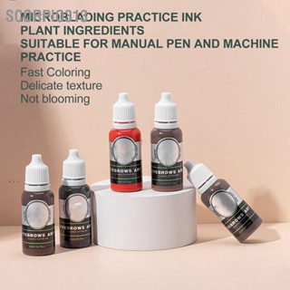 Scorpio313 5 สี Microblading Practice Ink Professional คิ้วอายไลเนอร์ Lip Tattoo Pigment สำหรับมือใหม่