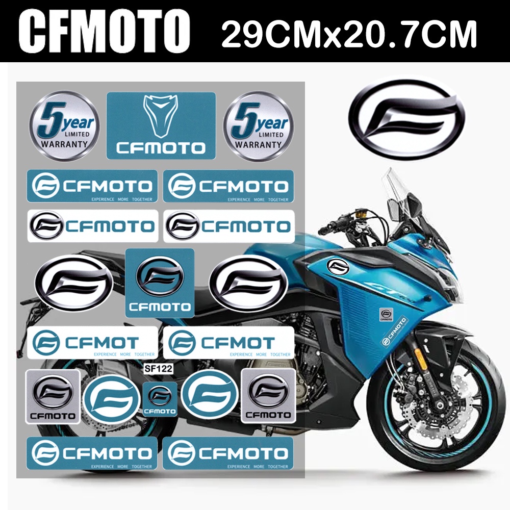 Cfmoto สติกเกอร์โลโก้สัญลักษณ์ ติดกระจกหน้ารถจักรยานยนต์ สําหรับ CFMOTO 300SR 450SR 250SR 250NK
