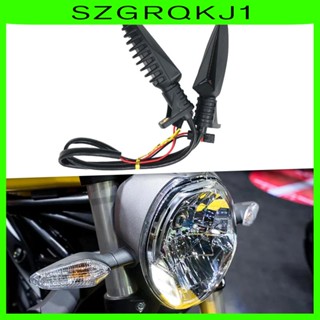 [szgrqkj1] ไฟเลี้ยว LED ทิศทาง ทนทาน สําหรับรถจักรยานยนต์ F750GS 2 ชิ้น