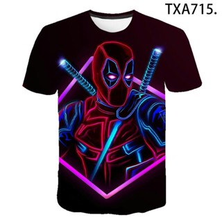 เสื้อยืด พิมพ์ลาย Deadpool Streetwear 2022