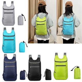 New 1pc Water Resistant Large Capacity Daypack Bag Foldable Bag Travel Backpack