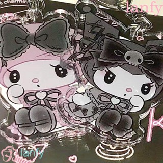 Lanfy พวงกุญแจอะคริลิค จี้การ์ตูนอนิเมะ My Melody Kuromi Y2K สําหรับแขวนตกแต่ง