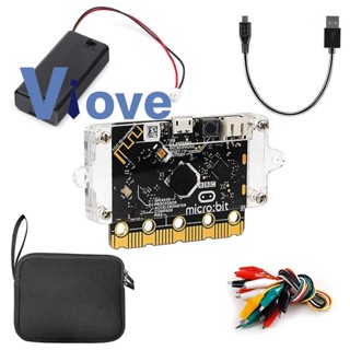 Microbit Single Board V2 Kit BBC Micro: บอร์ดบิตลําโพงในตัว และไมโครโฟน รองรับการเรียนรู้