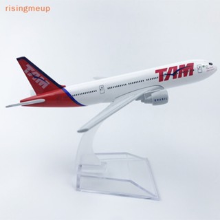 [risingmeup] โมเดลเครื่องบินโลหะ 1:400 TAM Boeing 777 ของเล่น สําหรับเด็กผู้ชาย