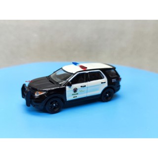 ไฟสีเขียว 1: 64 2013 Ford Big Detective Car-LAPD LAPD As Slightly Defective