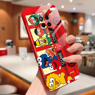 เคสโทรศัพท์มือถือแบบแข็ง กันกระแทก กันรอยกล้อง ลาย Sesame Street สําหรับ Huawei Mate 20 Pro Nova 5T 4 6 SE 7 Pro 7i 9 SE 10 Pro