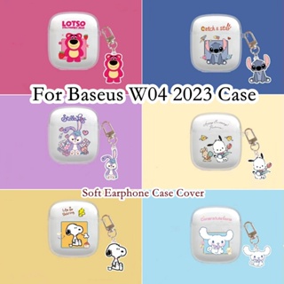 【Direct Supply】เคสหูฟัง แบบนิ่ม ลายการ์ตูน สําหรับ Baseus W04 2023 W04 2023