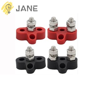 Jane บล็อกขั้วต่อแบตเตอรี่ M6 M8 12V 24V ทนทาน สําหรับรถยนต์ รถบรรทุก เรือ