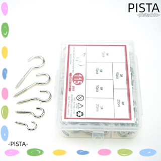 Pista ตะขอสกรูสเตนเลส ขนาดเล็ก 115 ชิ้น สําหรับงานหนัก #3-#8 สลักเกลียวตา สําหรับใช้ในร่ม กลางแจ้ง