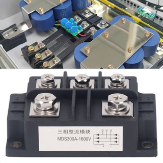 HaoJue Bridge Rectifier กระจายความร้อนอย่างรวดเร็ว 5 ขั้ว 3 เฟสไดโอด โมดูลพลังงาน 300A 1600V