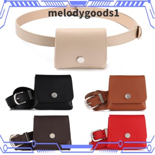 Melodygoods1 กระเป๋าคาดเอว กระเป๋าสตางค์ เข็มขัดคาดเอว พังก์ ลําลอง กระเป๋าสตางค์