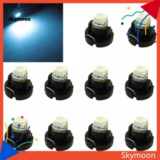 Skym* เกจแดชบอร์ดรถยนต์ LED 12V T3 3528 SMD 10 ชิ้น