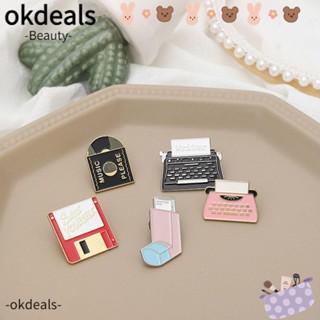 Okdeals เข็มกลัด โลหะผสม สร้างสรรค์ สําหรับตกแต่งเสื้อผ้า กระเป๋า แจ็กเก็ต