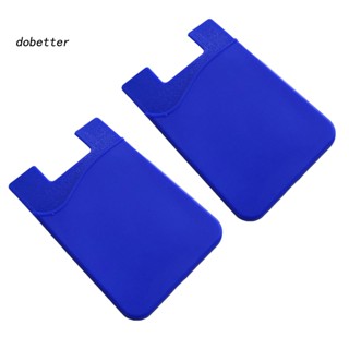 &lt;Dobetter&gt; กระเป๋าซิลิโคน ประสิทธิภาพสูง สําหรับใส่โทรศัพท์มือถือ บัตรทํางาน 2 ชิ้น