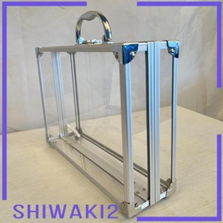 [Shiwaki2] กระเป๋าเครื่องสําอาง อลูมิเนียมอัลลอย ขนาด 300x210x80 มม. สําหรับผู้ชาย และผู้หญิง