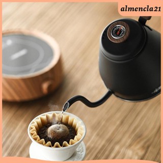 [Almencla] กาต้มน้ําสเตนเลส สําหรับเทกาแฟ ชา กาแฟ ปิกนิก โรงแรม