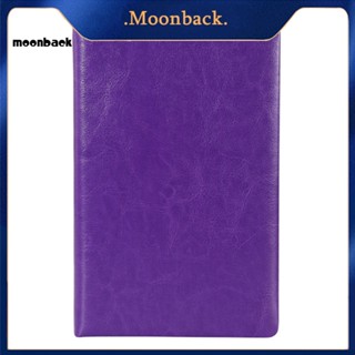 &lt;moonback&gt; สมุดโน้ตไดอารี่ ปกหนังเทียม ขนาด A5 แบบพกพา เครื่องเขียน สําหรับนักเรียน