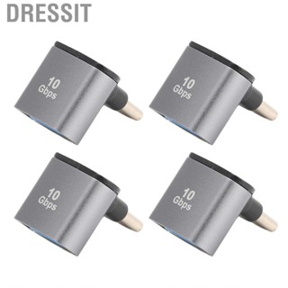 Dressit 4pcs Right Angle USB C To Adapter 10Gbps High Speed Usb Type