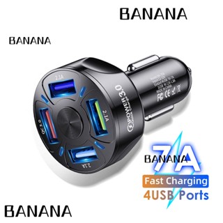 Banana1 อะแดปเตอร์ชาร์จเร็ว QC 3.0 สําหรับรถยนต์