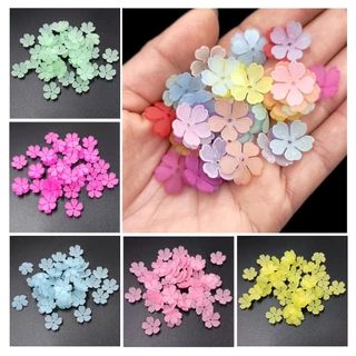 กลีบดอกไม้ 5 กลีบ แฮนด์เมด 50 ชิ้น สําหรับทําเครื่องประดับ ต่างหู ช่อดอกไม้ DIY