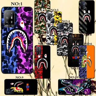 Bape เคสโทรศัพท์มือถือซิลิโคน TPU กันกระแทก สําหรับ OPPO A72 A53 A73 A53 A75 A79 A74 A95 A91 F15 4G 5G