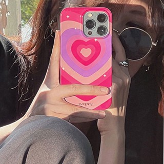 【Soar Iphone Case】เคสโทรศัพท์มือถือ แบบนิ่ม ลายหัวใจ สําหรับ Apple iPhone 12 8p 13 14 Promax