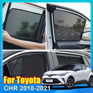 ม่านบังแดดหน้าต่างรถยนต์ สําหรับ Toyota CH-R 2018 2019 2020 2021