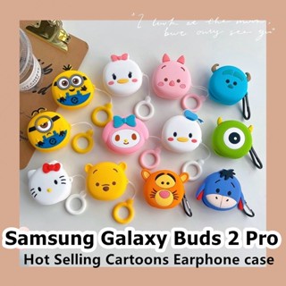 【imamura】เคสหูฟัง แบบนิ่ม ลายการ์ตูน สําหรับ Samsung Galaxy Buds 2 Pro 2 Pro