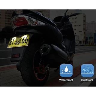 2PCS รถจักรยานยนต์ Mini LED ไฟเลี้ยวด้านข้าง Universal ตัวบ่งชี้สําหรับ Yamaha LC Y15 Y16 R15 R25 & Honda ADV RS150