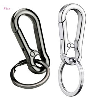 Kiss Carabiners พวงกุญแจตะขอคาราบิเนอร์ ป้องกันการสูญหาย ทนทาน สําหรับกระเป๋าเป้สะพายหลัง เดินป่า