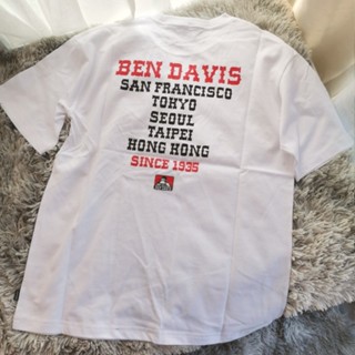 เสื้อยืดแขนสั้น ผ้าฝ้าย พิมพ์ลาย Ben Davis ทรงหลวม อเนกประสงค์ สําหรับผู้ชาย และผู้หญิง