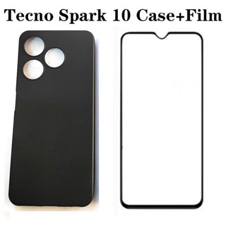 ใหม่ พร้อมส่ง เคสป้องกันกล้อง พร้อมฟิล์มกระจกนิรภัย สําหรับ Tecno Spark 10 2023