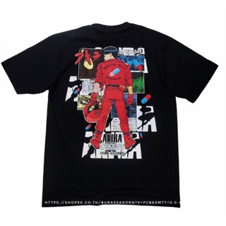 เสื้อakira akira vintage t - shirts เสื้อยืดผช เท่ๆ คอลูกเรือ