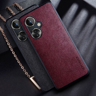 เคสโทรศัพท์มือถือหนัง PU สีพื้น หรูหรา สําหรับ Oneplus Nord ce 3 Nord ce 3 lite