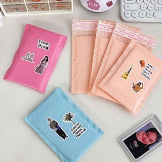 ถุงโฟม แบบหนา สีชมพู กันกระแทก สําหรับใส่โฟโต้การ์ด โทรศัพท์มือถือ
