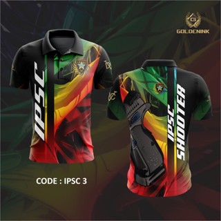 [IPSC Shooting] เสื้อเจอร์ซีย์สุดพิเศษ โดย GINK! เสื้อโปโล ไซซ์ 100 ซม. -160 ซม. XS - 3XL