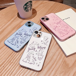 เคสโทรศัพท์มือถือกระจก ขอบโลหะ กันหล่น ลายการ์ตูน สําหรับ Apple Iphone IP 7G 8G SE2 7 Plus 8 Plus IP X XR XS Max IP11 11Pro IP 11 Pro Max