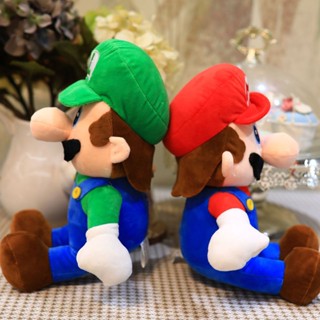 ตุ๊กตาตุ๊กตาฟิกเกอร์ Super Mario Bros Luigi &amp; Mario 30ชิ้น