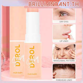 Instock Derol Multi Balm Moisturizer Stick Balsam แบบพกพา Moisturizing Balm Stick Anti Wrinkle Moisturizer Stick Bri