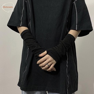Mxbeauty ถุงมือถักกันหนาวลายทางหลากสี
