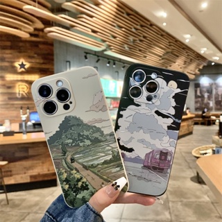 เคสโทรศัพท์มือถือแบบนิ่ม ลายทิวทัศน์สนามหญ้า MF163T สําหรับ Realme 10 pro 5g C35 C33 C31 C11 2021 7i C17 C15 C21 C20 C21Y C25Y C25 C12 C25S 9i 8i 5 5i 5s 6i 6 6s 7 8 9 pro 5g