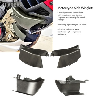  ALASKAR รถจักรยานยนต์ด้านข้าง Winglets คาร์บอนไฟเบอร์ด้านข้าง Air Deflector ปีกสปอยเลอร์ Fairing ชุดสำหรับ Ducati Multistrada V4