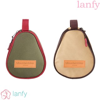 Lanfy ชุดจานชาม ​กระเป๋าจัดเก็บช้อนส้อม ชาม แบบพกพา ความจุสูง สําหรับเดินทาง