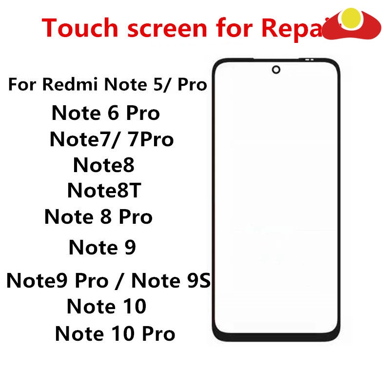 อะไหล่แผงหน้าจอสัมผัส LCD แบบเปลี่ยน สําหรับ Xiaomi Redmi Note 10 Pro Max 6 7 8 8T 9 9S 5