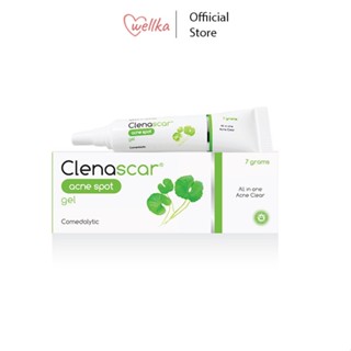 Clenascar gel 7G spot acne  (สีเขียว)