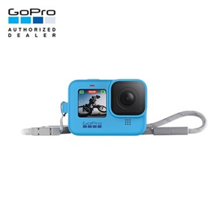 GoPro 11 / 10 / 9 Sleeve + Lanyard Blue ซิลิโคนพร้อมสายคล้องคอ สีฟ้า