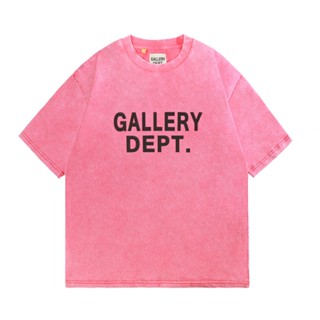 เสื้อยืดแขนสั้น พิมพ์ลาย High Street GALLERY DEPT 3D ทนทาน สําหรับผู้ชาย และผู้หญิง 230 กรัม