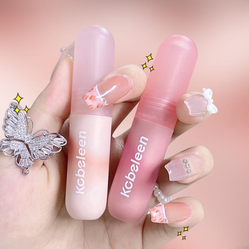 Kobeleen Lip Gloss ลิปจิ๋ว ลิปสติก ลิปทินท์ เนื้อแมตต์ กํามะหยี่ สีนู้ด ธรรมชาติ ติดทนนาน กันน้ํา